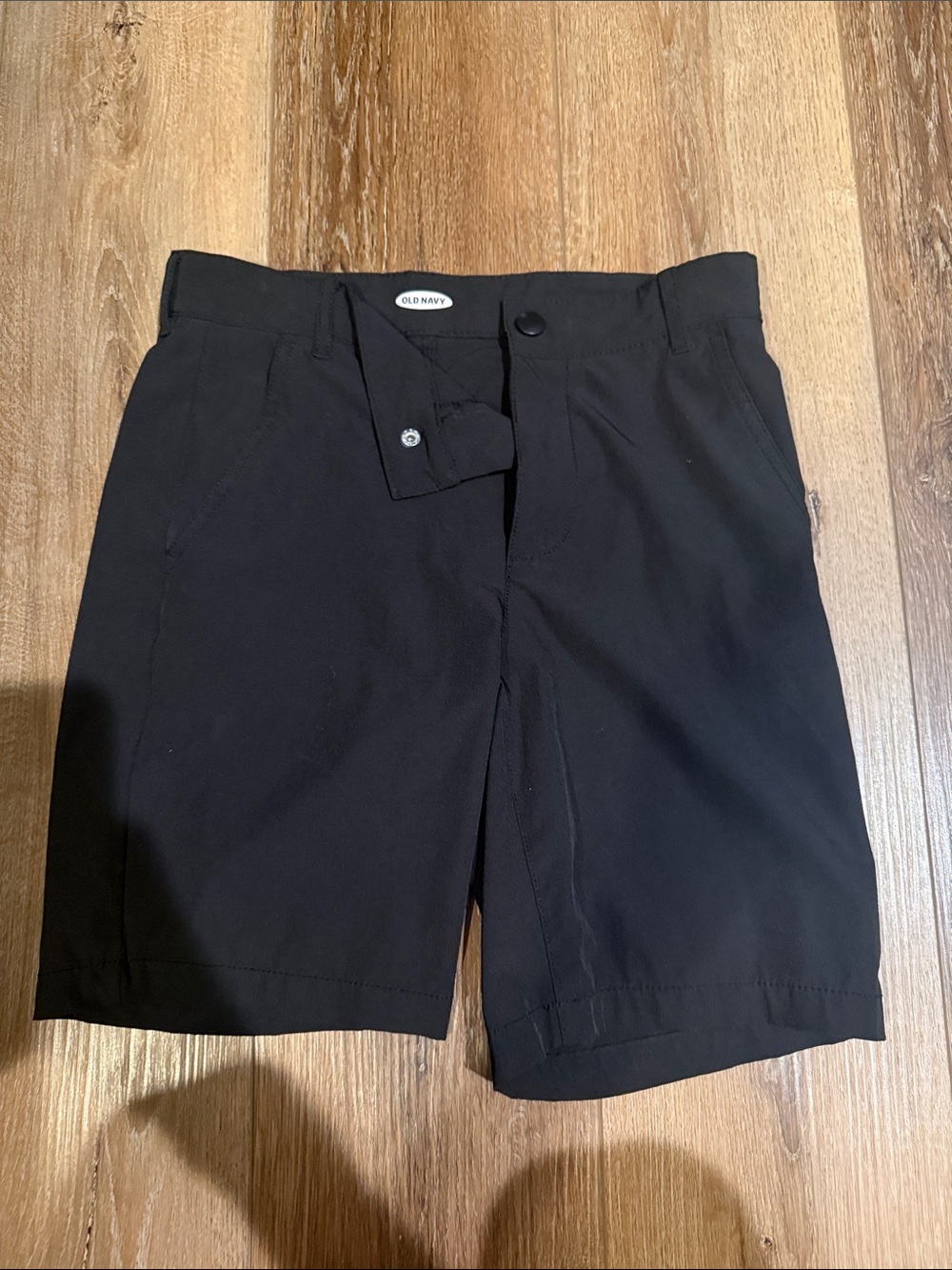 Old Navy Men's Black Flat Front Shorts